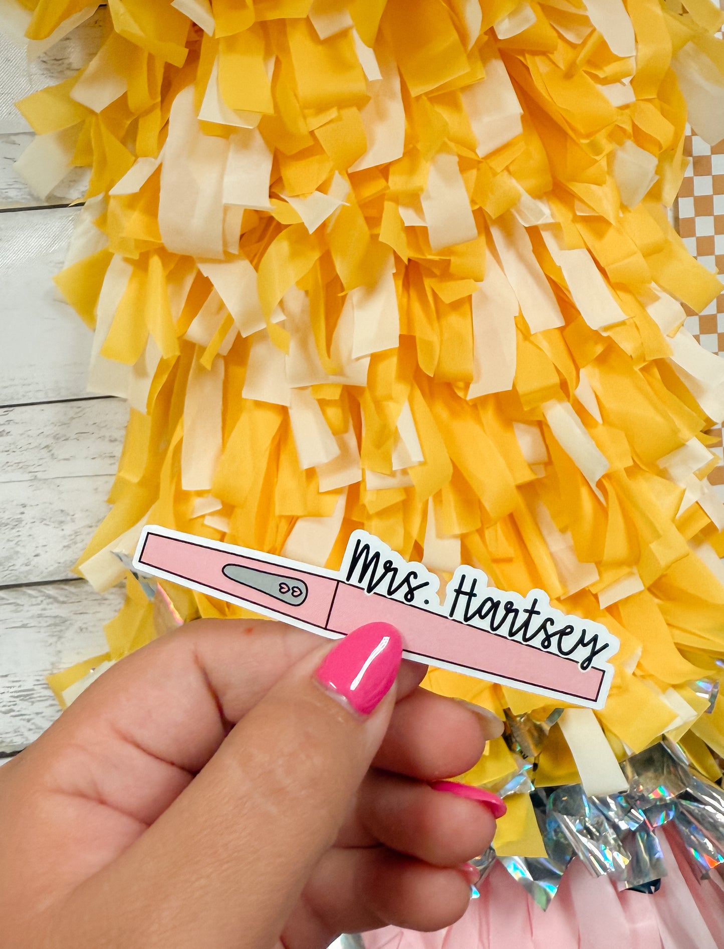 Flair Pen Name Sticker